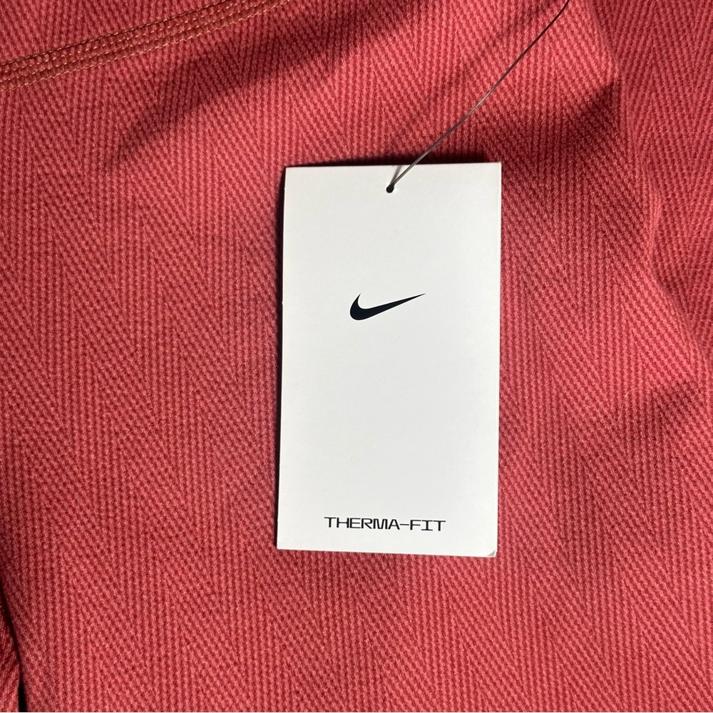 Nike One Therma-FIT Mid-Rise Leggings Canyon Rust NWT Size XS - Picture 4 of 12